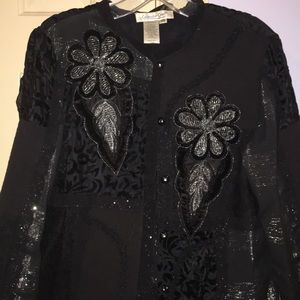 EUC Coldwater Creek black tie jacket. XS